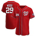 Johmsee W.Nationals #29 James Wood Player Red Alternate Elite Stitched Jerseys