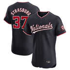 Johmsee W.Nationals #37 Stephen Strasburg Player Navy Elite Stitched Jerseys