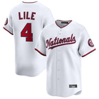 Johmsee W.Nationals #4 Daylen Lile Player White Alternate Limited Replica Stitched Jerseys
