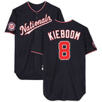 Johmsee W.Nationals #8 Carter Kieboom Player Navy Home Game Stitched Jerseys