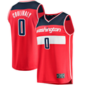 Johmsee W.Wizards #0 Bilal Coulibaly Red Fast Break Replica Jerseys - Icon Edition
