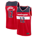 Johmsee W.Wizards #12 Tre Johnson III Red Fast Break Replica Jerseys - Icon Edition