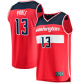 Johmsee W.Wizards #13 Jordan Poole Red Fast Break Player Jerseys - Icon Edition