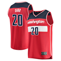 Johmsee W.Wizards #20 Alexandre Sarr Red Fast Break Replica Player Jerseys - Icon Edition