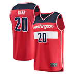 Johmsee W.Wizards #20 Alexandre Sarr Red Fast Break Replica Player Jerseys - Icon Edition