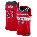 Johmsee W.Wizards #23 Anthony Davis Red Swingman Jerseys - Icon Edition