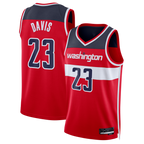 Johmsee W.Wizards #23 Anthony Davis Red Swingman Jerseys - Icon Edition