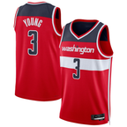 Johmsee W.Wizards #3 Trae Young Red Swingman Jerseys - Icon Edition