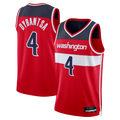 Johmsee W.Wizards #4 AJ Dybantsa Red 2026 Draft Swingman Jerseys - Icon Edition
