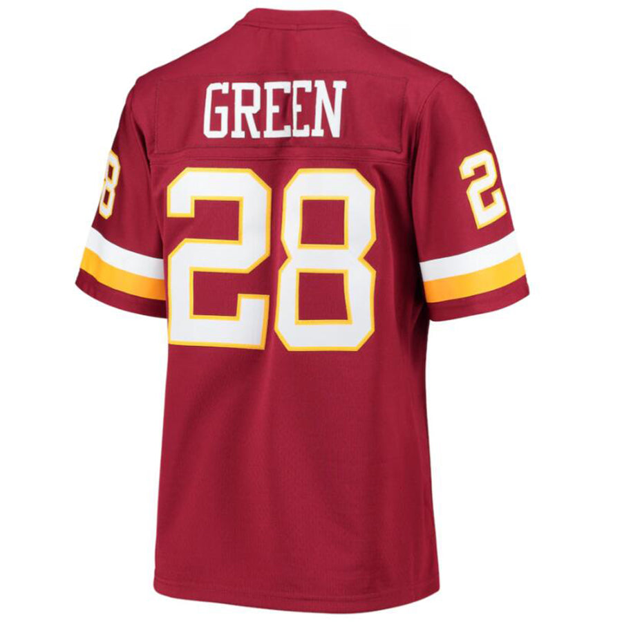 Johmsee Washington Football Team #28 Darrell Green Burgundy Legacy Replica Player American Stitched Jerseys