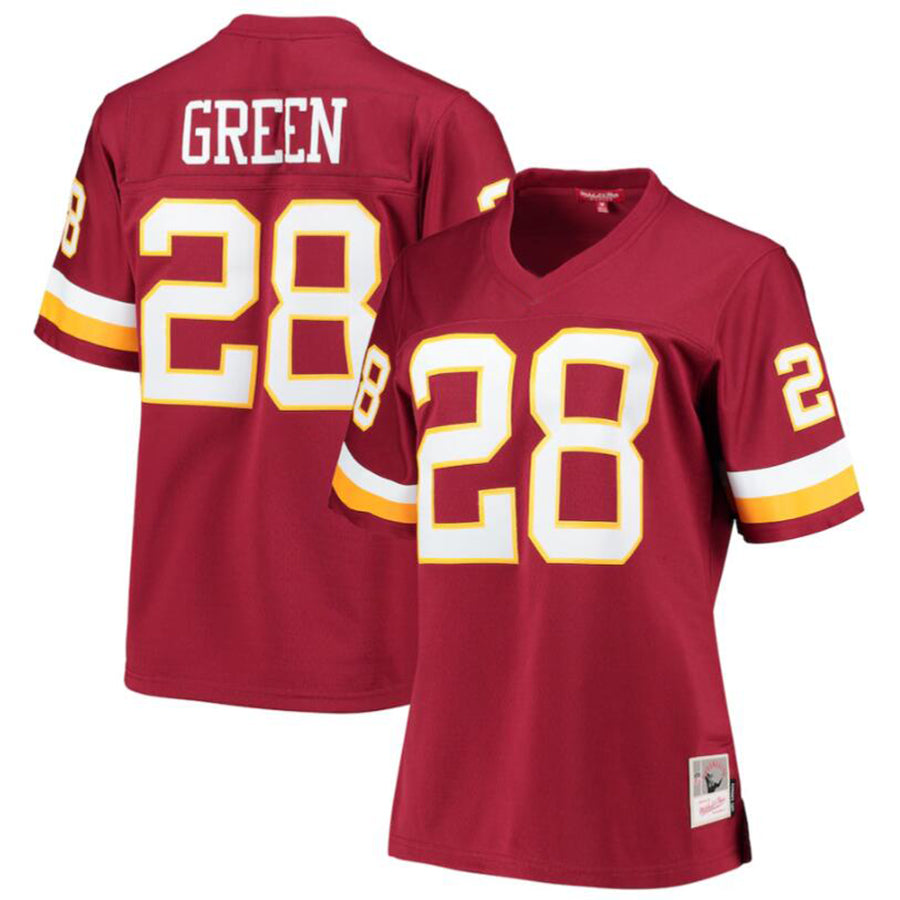 Johmsee Washington Football Team #28 Darrell Green Burgundy Legacy Replica Player American Stitched Jersey