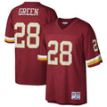 Johmsee Washington Football Team #28 Darrell Green Mitchell & Ness Burgundy Legacy Replica Stitched Jersey