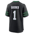Johmsee NY.Jets #1 Ahmad Sauce Gardner Legacy Black Alternate Game Jersey