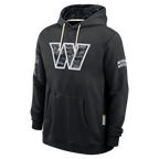 Johmsee W.Commanders Black 2026 Salute to Service Sideline Dri-FIT Pullover Hoodie Jerseys