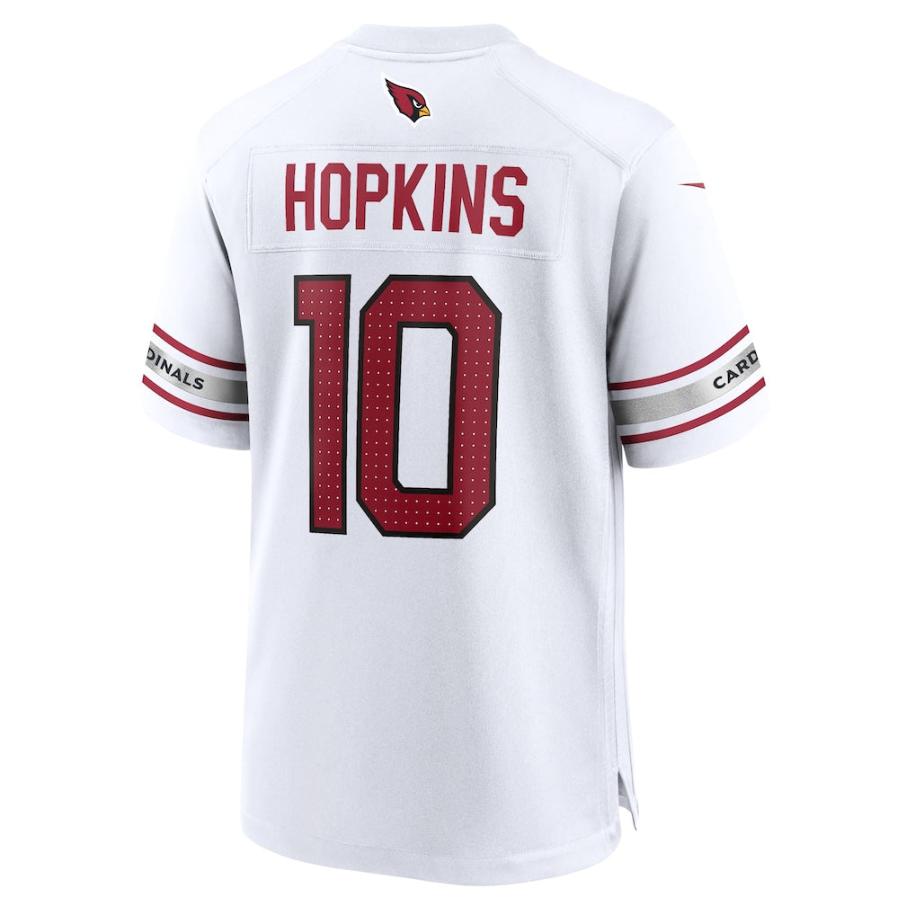 Johmsee A.Cardinals #10 DeAndre Hopkins White Game Player Jersey