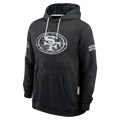 Johmsee SF.49ers Black 2026 Salute to Service Sideline Dri-FIT Pullover Hoodie Jerseys