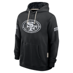 Johmsee SF.49ers Black 2026 Salute to Service Sideline Dri-FIT Pullover Hoodie Jerseys
