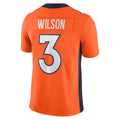 Johmsee D.Broncos #3 Russell Wilson Orange Vapor Untouchable Limited Jersey