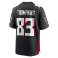 Johmsee A.Falcons #83 Deven Thompkins Black Team Game Jersey