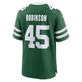 Johmsee NY.Jets #45 Mark Robinson Legacy Green Team Game Jersey