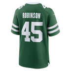 Johmsee NY.Jets #45 Mark Robinson Legacy Green Team Game Jersey