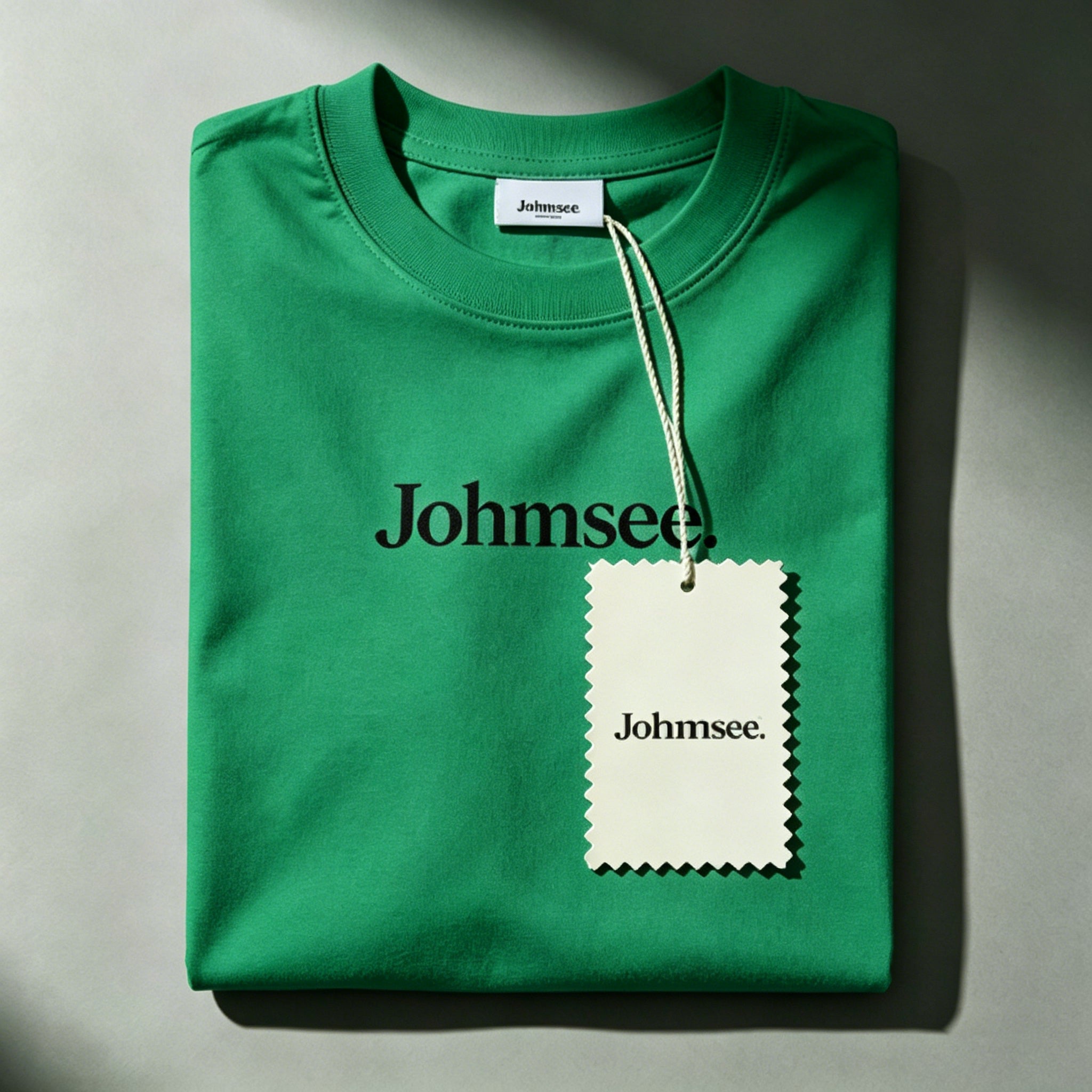 Johmsee Classic Logo Green T-shirt