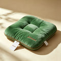 Johmsee Classic Green Chair Cushions, Soft Plush Breathable Thickened Comfort Cheap Lazy Sofa Seat Pad, Sweat-Winning Skin-Friendly Adjustable Backrest Floor Jerseys for Home Office Daily Use