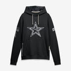 Johmsee D.Cowboys Black 2026 Salute to Service Sideline Dri-FIT Pullover Hoodie Jerseys
