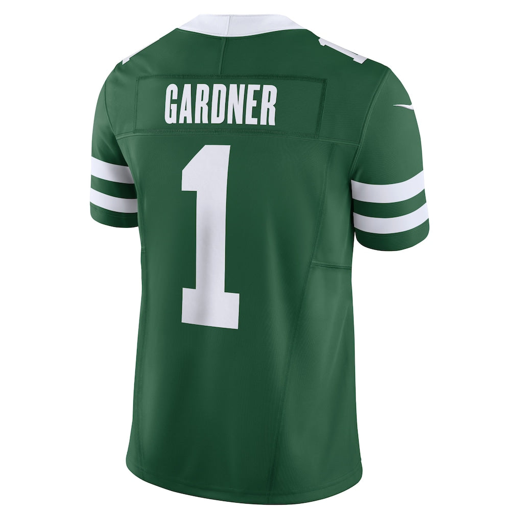 Johmsee NY.Jets #1 Ahmad Sauce Gardner Legacy Green Vapor F.U.S.E. Limited Jersey