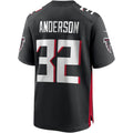 Johmsee A.Falcons #32 Jamal Anderson Black Game Retired Player Jersey