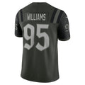 Johmsee NY.Jets #95 Quinnen Williams Gotham Green 2025 Rivalries Collection Limited Jersey