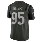 Johmsee NY.Jets #95 Quinnen Williams Gotham Green 2025 Rivalries Collection Limited Jersey