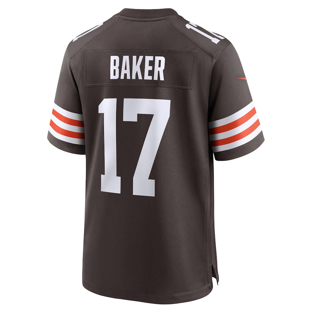 Johmsee C.Browns #17 Jerome Baker Brown Team Game Jersey