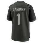 Johmsee NY.Jets #1 Ahmad Sauce Gardner Gotham Green 2025 Rivalries Collection Game Jersey