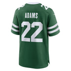 Johmsee NY.Jets #22 Tony Adams Legacy Green Team Game Jersey