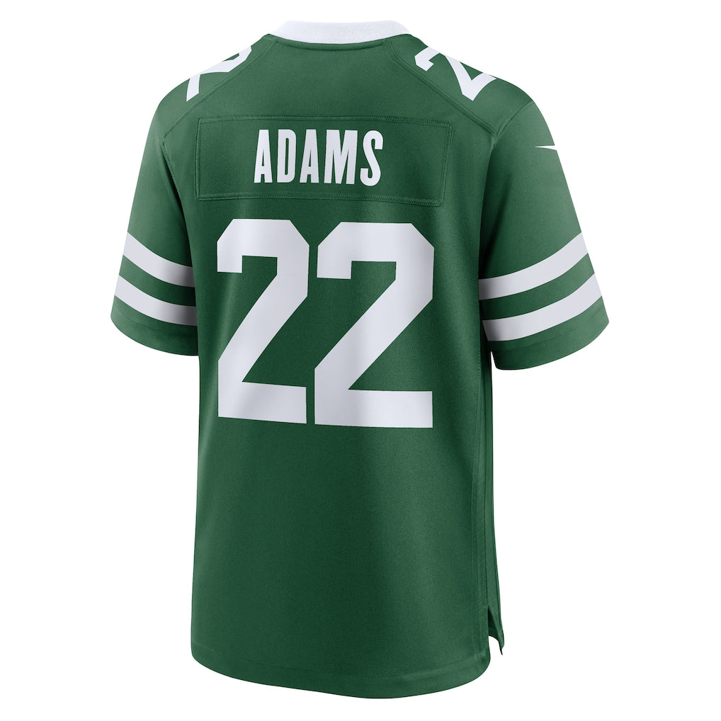 Johmsee NY.Jets #22 Tony Adams Legacy Green Team Game Jersey