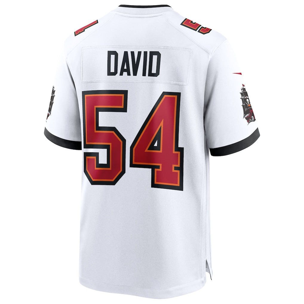 Johmsee TB.Buccaneers #54 Lavonte David White 50th Season White Game Jersey
