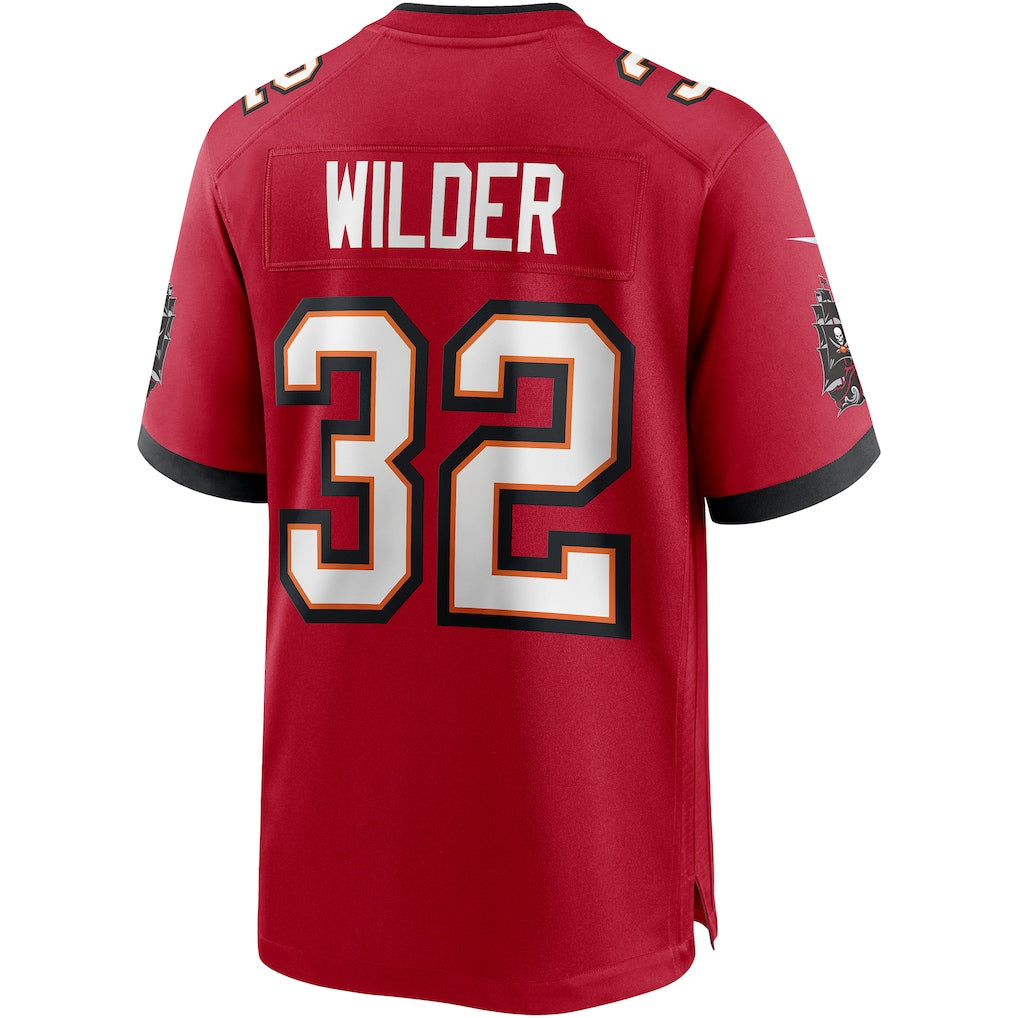 Johmsee TB.Buccaneers #32 James Wilder Red Game Retired Player Jersey