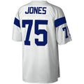 Johmsee LA.Rams #75 Deacon Jones Mitchell & Ness White Legacy Replica Jersey
