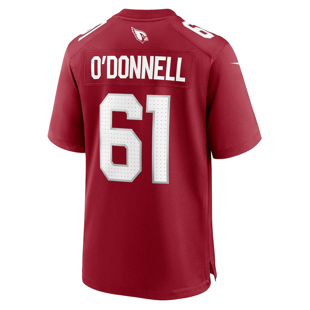 Johmsee A.Cardinals #61 Carter O'Donnell Cardinal Team Game Jersey