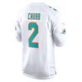 Johmsee M.Dolphins #2 Bradley Chubb White Game Player Jersey