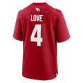 Johmsee A.Cardinals #4 Jeremiyah Love Red Game Player Stitched Jerseys