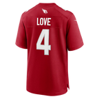 Johmsee A.Cardinals #4 Jeremiyah Love Red Game Player Stitched Jersey