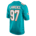 Johmsee M.Dolphins #97 Rashard Lawrence Aqua Team Game Jersey