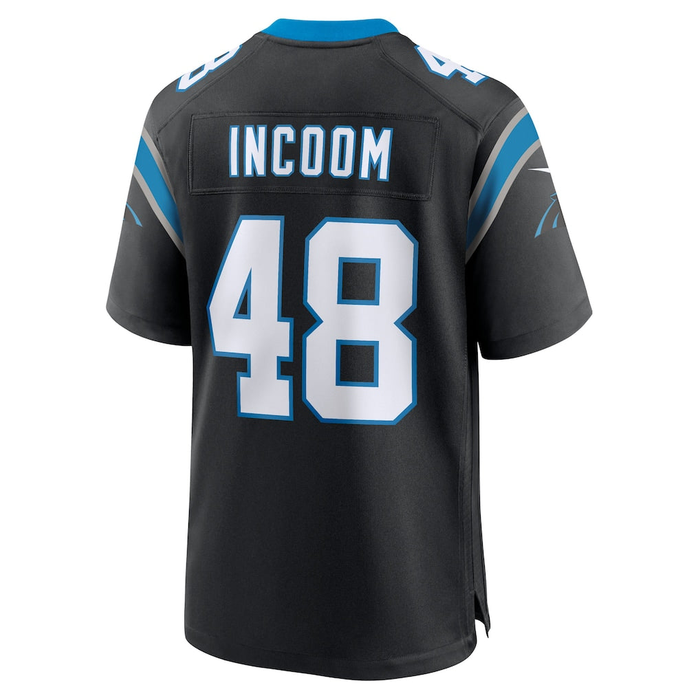 Johmsee C.Panthers #48 Thomas Incoom Black Team Game Jersey