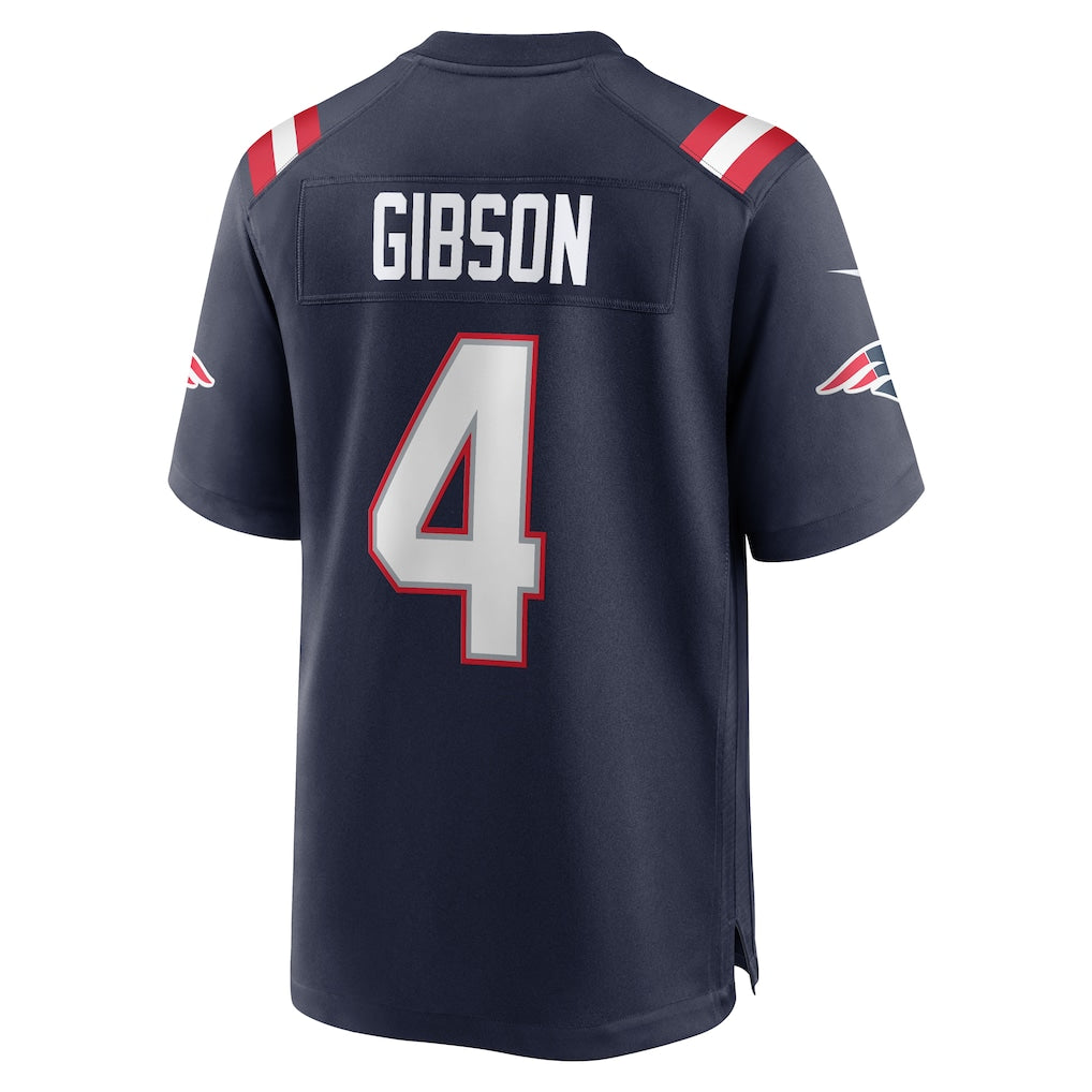 Johmsee NE.Patriots #4 Antonio Gibson Navy Game Retired Player Jersey