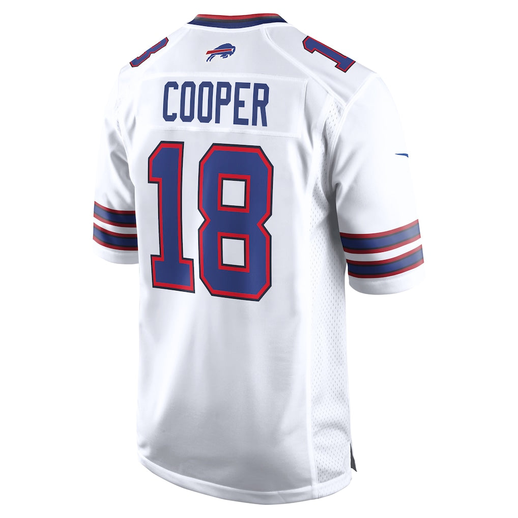 Johmsee B.Bills #18 Amari Cooper White Game Jersey