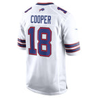 Johmsee B.Bills #18 Amari Cooper White Game Jersey
