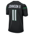Johmsee NY.Jets #11 Jermaine Johnson II Black Alternate Game Jersey