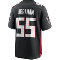 Johmsee A.Falcons #55 John Abraham Black Game Retired Player Jersey